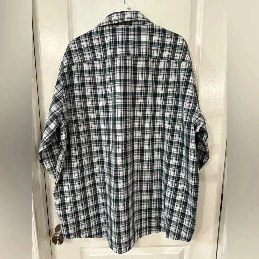 Peter Millar Men’s Summer Comfortable Balsam Plaid Dorton Performance Shirt - Picture 4 of 6